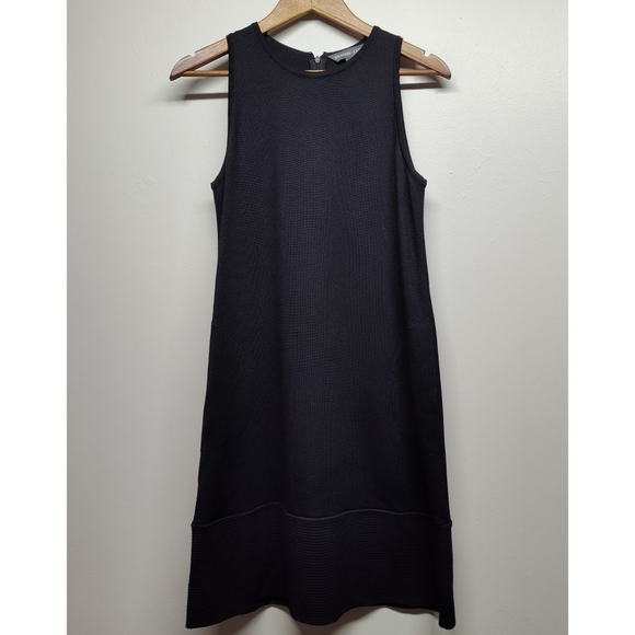 Buchanan Kang Mini Dress Women Size 6 Black Sleeveless Pockets Knee Length - Picture 1 of 8